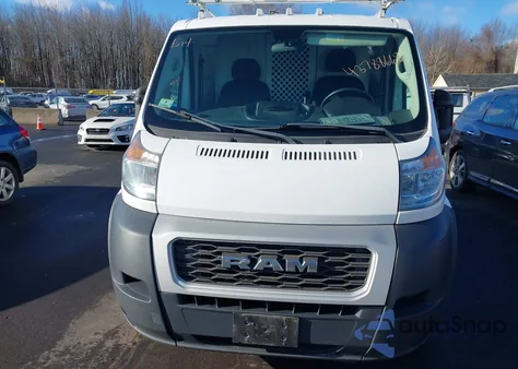 2019 Ram Promaster 1500 Low Roof 118 Wb z USA, uszkodzony, nr VIN 3C6TRVNG1KE518822